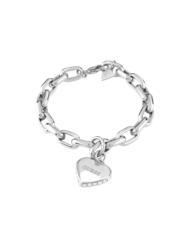 GUESS FALLING IN LOVE Pulsera con coraz&oacute;n y cadena. SILVER - Pulseras - 1