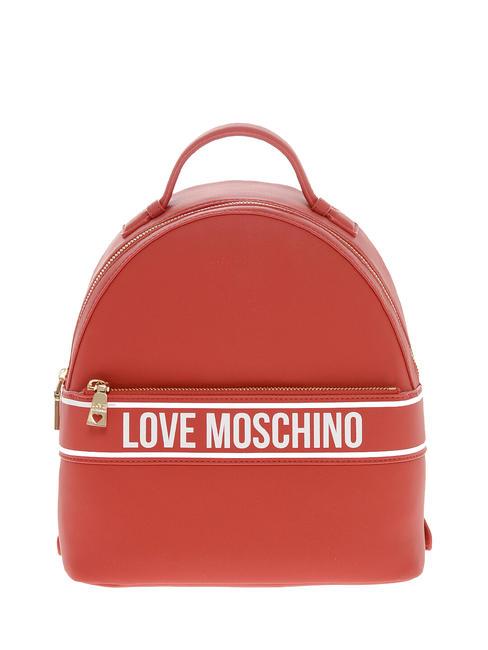 LOVE MOSCHINO PRINT BAG Mochila rojo - Bolsos Mujer