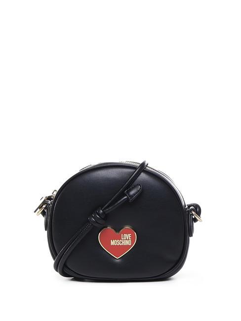 LOVE MOSCHINO PUFFY Bolso bandolera micro negro - Bolsos Mujer