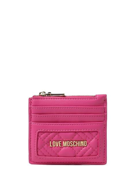 LOVE MOSCHINO QUILTED  Cartera fucsia - Carteras Mujer