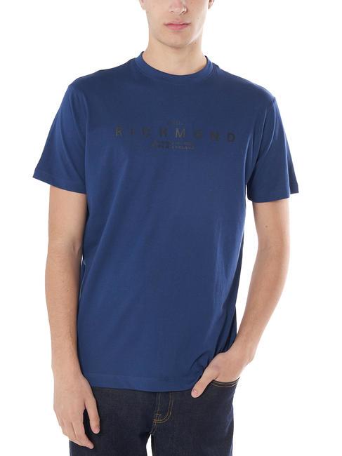 JOHN RICHMOND KAMADA Camiseta de algodón Azul marino - camiseta