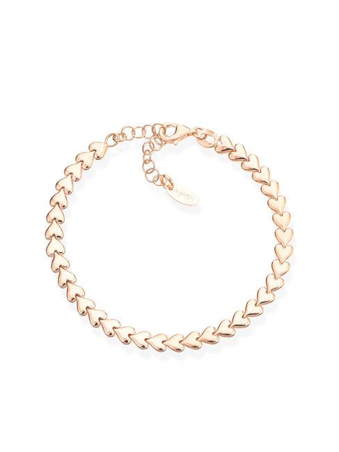 AMEN AMORE Pulsera de punto de corazón Rosa - Pulseras