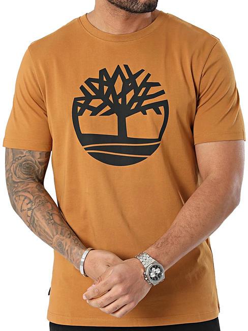 TIMBERLAND KBEC RIVER Camiseta de manga corta bota trigo/negro - camiseta