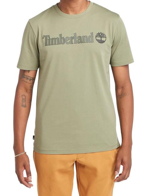TIMBERLAND KENNEBEC RIVER LINEAR LOGO Camiseta de algodón tierra cassel - camiseta