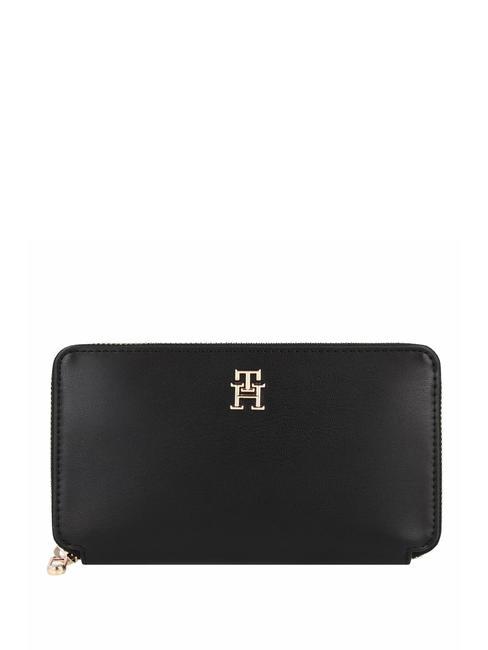 TOMMY HILFIGER ICONIC TOMMY Cartera con cremallera negro - Carteras Mujer