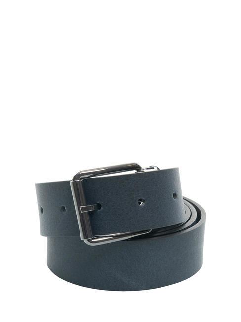 ARMANI EXCHANGE A|X cinturón de cuero para hombre azul marino - Cinturones