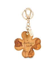 ALVIERO MARTINI PRIMA CLASSE GEO CLASSIC Llavero con dije de trébol de cuatro hojas - Llaveros