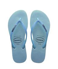HAVAIANAS SLIM GLITTER IRIDESCENT Chancletas azul lavanda - Zapatos Mujer - 1