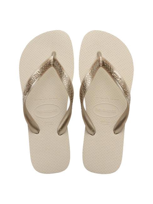 HAVAIANAS TOP TIRAS SENSES Chancletas beige - Zapatos Mujer