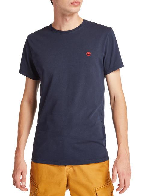 TIMBERLAND SS DUN-RIV Camiseta de algodón orgánico zafiro oscuro - camiseta