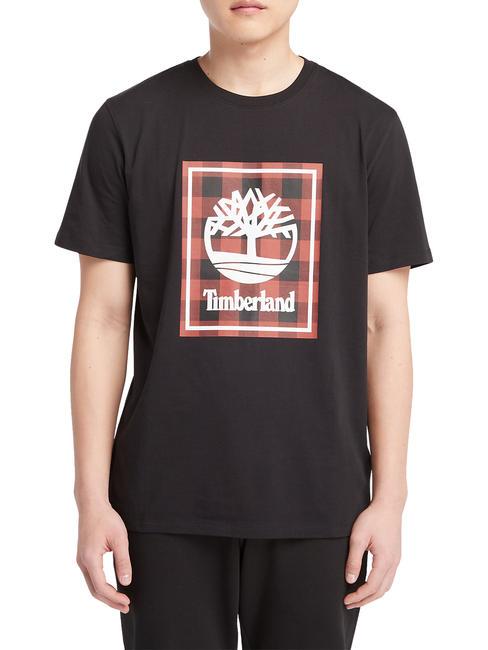 TIMBERLAND BUFFALO Camiseta de algodón NEGRO - camiseta