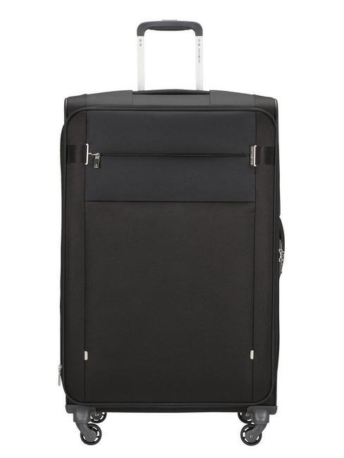 SAMSONITE Carro CITYBEAT exp, grande, tamaño ultraligero NEGRO - Trolley Semirrígidos