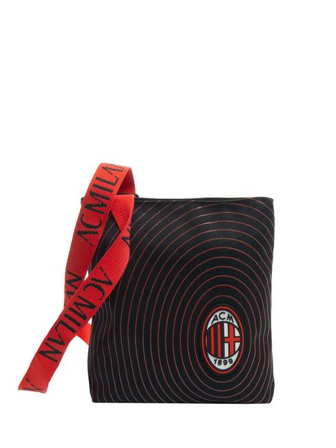 MILAN FOOTBALL bolso plano negro - Bolsas y accesorios  niños