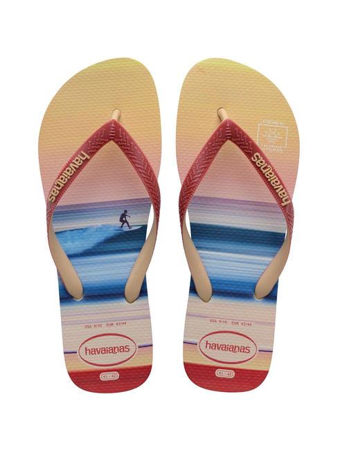 HAVAIANAS TOP SURF SESSIONS Chanclas de goma beige - Zapatos Hombre