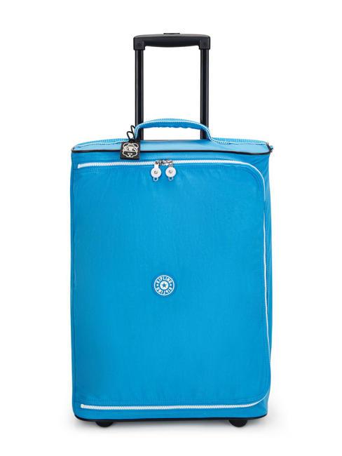 KIPLING TEAGAN C Carro para equipaje de mano azul ansioso - Equipaje de mano