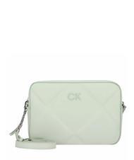 CALVIN KLEIN QUILT Bolso de hombro para cámara verde lechoso - Bolsos Mujer - 1