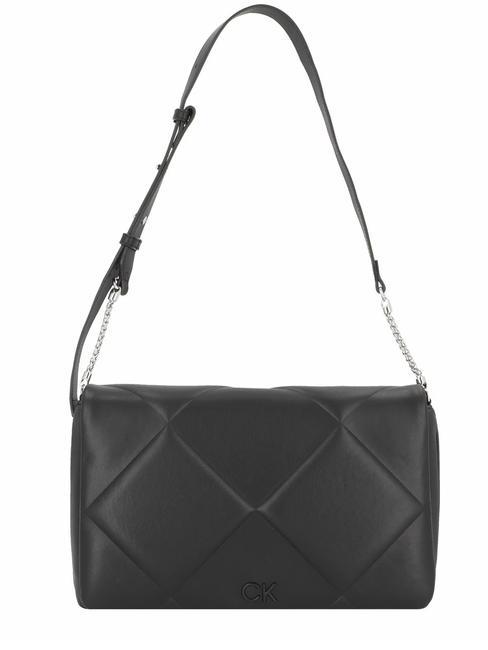 CALVIN KLEIN QUILT bolsa de hombro pvh negro - Bolsos Mujer