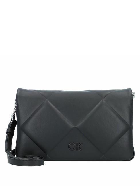 CALVIN KLEIN QUILT bolsa de hombro pvh negro - Bolsos Mujer