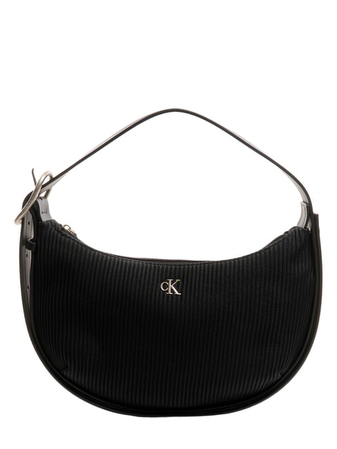 CALVIN KLEIN CRESCENT Medium Bolsa de hombro gris - Bolsos Mujer