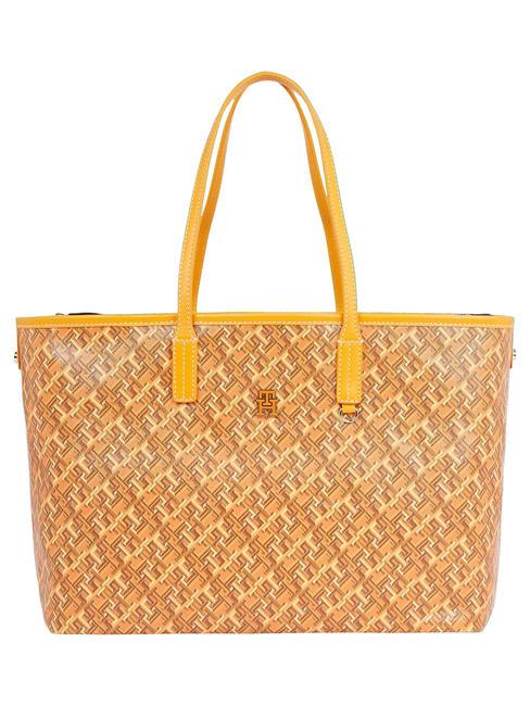 TOMMY HILFIGER TH MONOPLAY Bolsa de la compra ocre rico - Bolsos Mujer