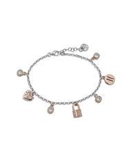 ALVIERO MARTINI PRIMA CLASSE RAMBLA Pulsera con dijes y circonitas. - Pulseras