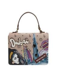 BRACCIALINI CARTOLINE Bolso maletín con bandolera - Bolsos Mujer