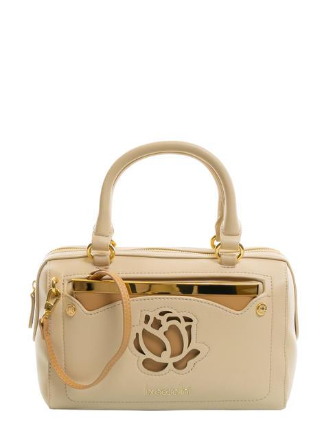 BRACCIALINI POCKET Bolsa de baúl con bolsa beige - Bolsos Mujer
