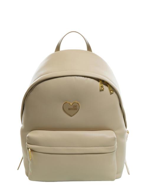 LOVE MOSCHINO PUFFY Mochila de mujer Marfil - Bolsos Mujer