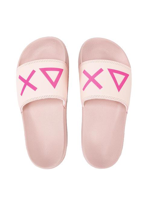 SUN68 SLIPPERS LOGO Zapatillas rosado - Zapatos Mujer