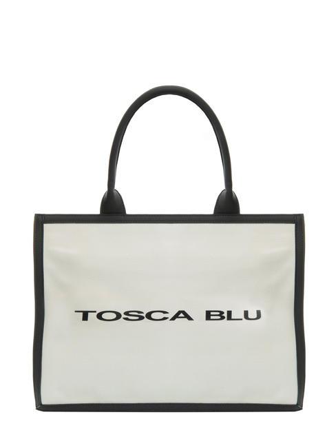 TOSCA BLU RECTANGLE Bolso de lona negro - Bolsos Mujer