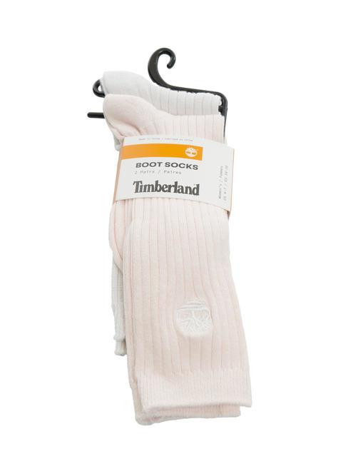 TIMBERLAND PACK RIBBED 2 pares de calcetines camafeo rosa - Calcetines de mujer