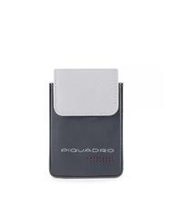 PIQUADRO URBAN Tarjetero de piel Gris - Carteras Hombre - 1