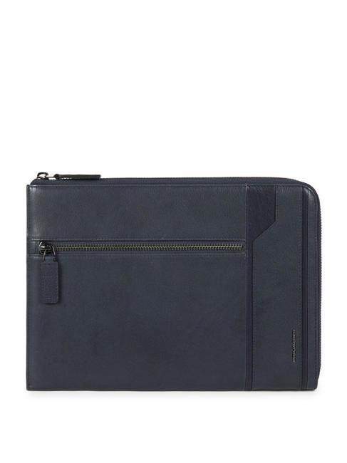 PIQUADRO KOBE Funda de cuero para tableta azul - Bolsos Mujer