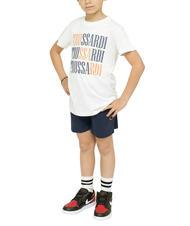 TRUSSARDI ROJI Conjunto camiseta algodón y bermudas blanco/ind. - Chándales para niños - 1