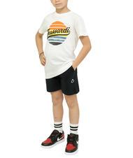 TRUSSARDI TOMASI Conjunto camiseta algodón y bermudas blanquecino - Chándales para niños - 1
