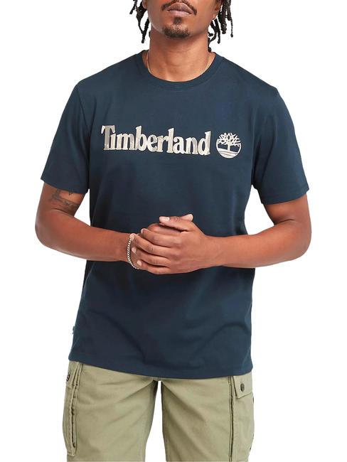 TIMBERLAND KENNEBEC RIVER TREE LOGO  Camiseta de algodón zafiro oscuro - camiseta