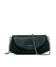GIANNI CHIARINI ADELE Bolso de mano de piel con bandolera de metal de color verde oscuro - Bolsos Mujer - 1