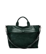 GIANNI CHIARINI DUNA Bolso de piel con bandolera de color verde oscuro - Bolsos Mujer - 1