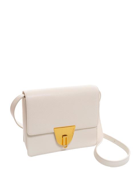 COCCINELLE NICO Bolso bandolera pequeño de piel leche de coco - Bolsos Mujer