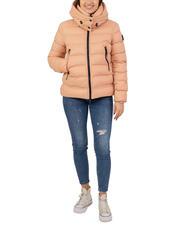 DEKKER NISTON NY Plum&iacute;fero corto con capucha marr&oacute;n bombay - Chaquetas de plumas de mujer - 1