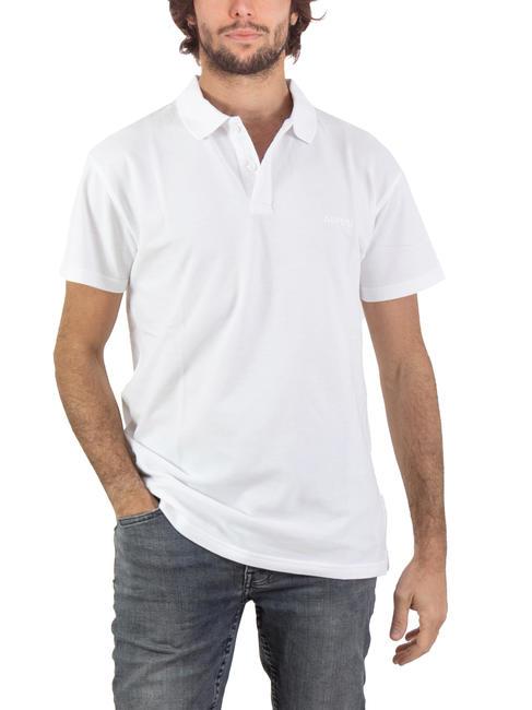 ASPESI BASIC Polo elástico de manga corta blanco - camisa polo