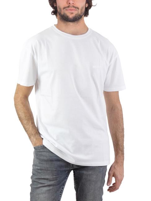 ASPESI BASIC Camiseta de algodón con logo blanco - camiseta