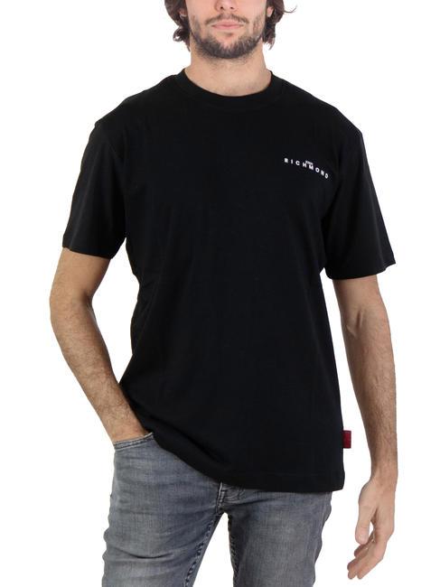 JOHN RICHMOND ACOSTA Camiseta de algodón negro/blanco - camiseta