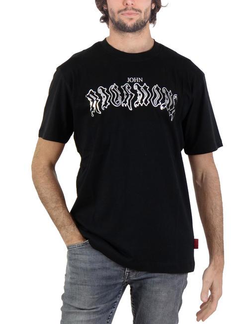 JOHN RICHMOND DIEGOLUIS Camiseta de algodón negro3 - camiseta
