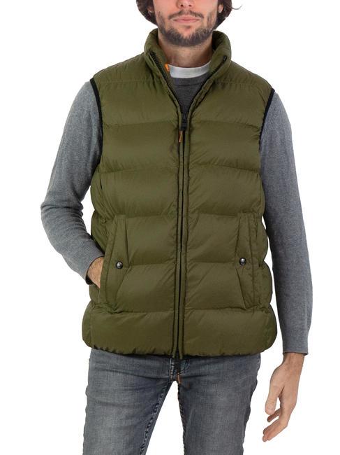 DEKKER PORPOISE NY Chaleco acolchado oliva oscuro - Chaquetas sin mangas para hombre.