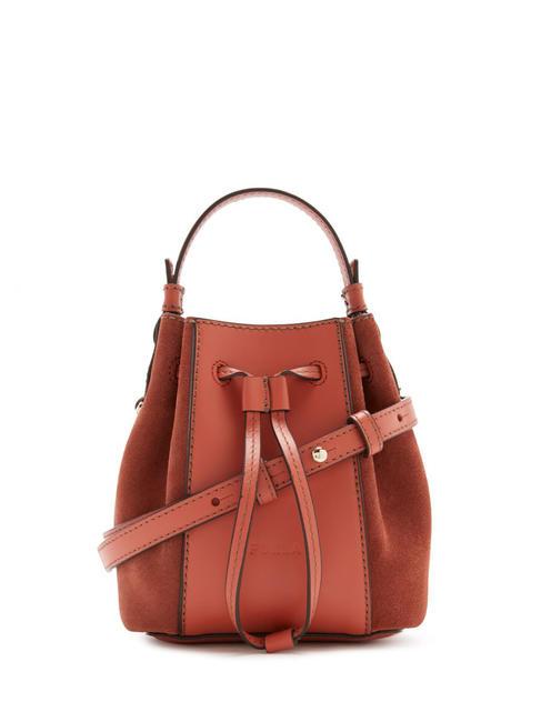 FURLA MIASTELLA Bolso bombonera mini de piel canela - Bolsos Mujer