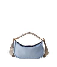 BORBONESE HORSEBACK NYLON Bolso de mano con bandolera topacio/gris claro - Bolsos Mujer - 1