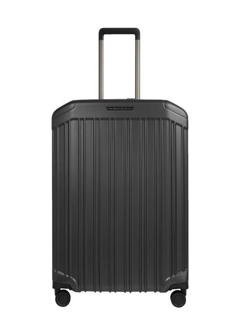 PIQUADRO PQ-LIGHT Carro expandible mediano negro mate - Trolley Rígidos