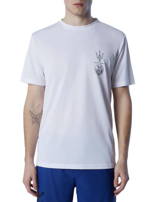 NORTH SAILS MASERATI Camiseta con estampado gráfico blanco - camiseta