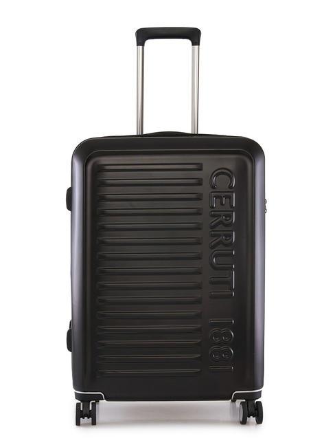 CERRUTI 1881 Carro expandible mediano negro - Trolley Rígidos